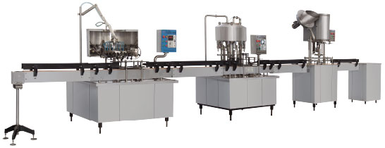 Automatic Carbonated Drink Filling, Sealing Machine